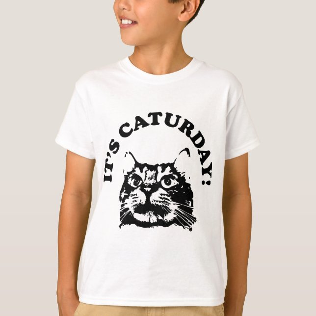 Camiseta Es Caturday (Anverso)