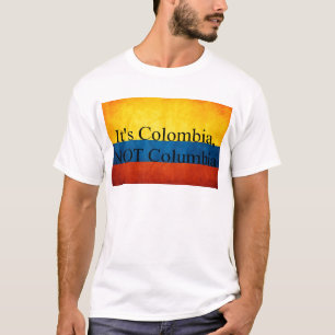 Camiseta Es Colombia, NO Columbia