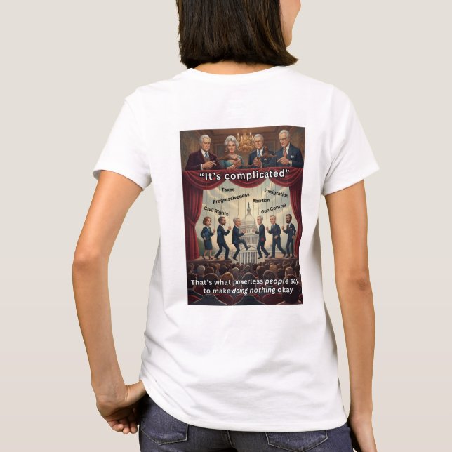 Camiseta Es Complicado (Reverso)