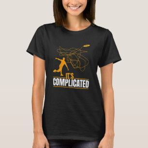 Camiseta Es Complicado Jugador de Ultimate Frisbee Golf