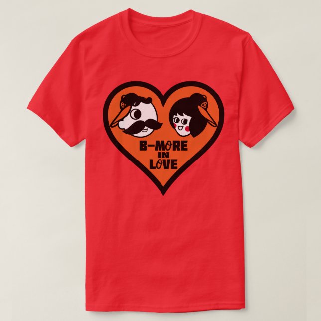 Camiseta Es cosa de amor de Baltimore (Diseño del anverso)
