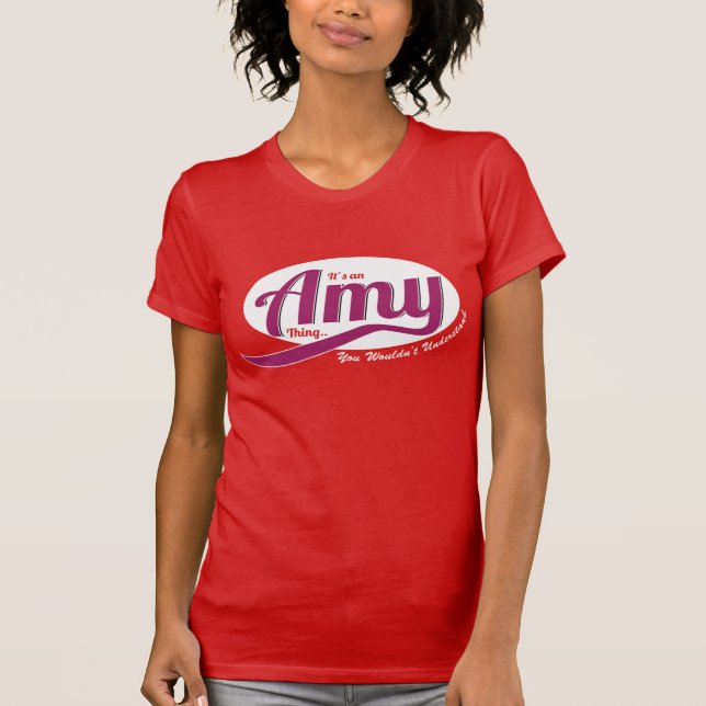 Camiseta Es cosa de Amy, no lo entenderías (Anverso)