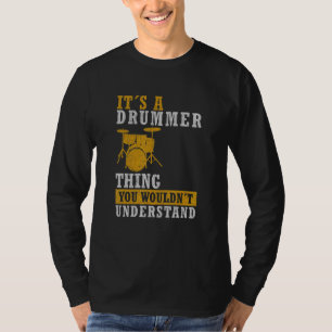 Camiseta Es Cosa de Bateristas - Padre Baterista Genial Con