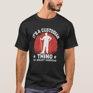 Camiseta Es cosa de custodia para Janitorial School Custodi