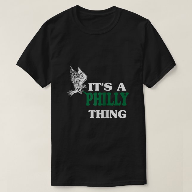 Camiseta Es cosa de Filadelfia solamente para el fanático d (Diseño del anverso)