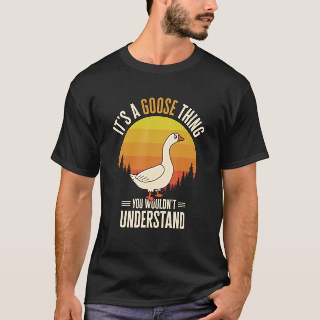 Camiseta Es cosa de ganso ganso animal de granja de ganso d (Anverso)