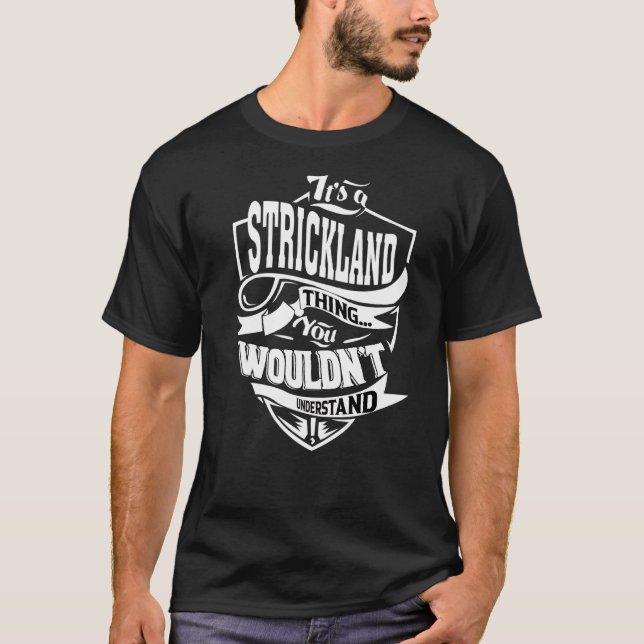 Camiseta Es cosa de Strickland (Anverso)