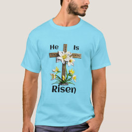 Camiseta Es cristiano en la Cruz de Pascua de Risen