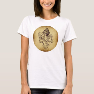Camiseta Es cuál está en el interior que cuenta