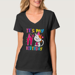 Camiseta Es curioso mi regalo de cumpleaños número 11 Chica