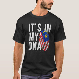 Camiseta Es curioso que esté en mi ADN Bandera Malasia Huel