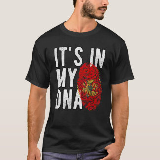 Camiseta Es curioso que esté en mi huella digital de ADN Mo