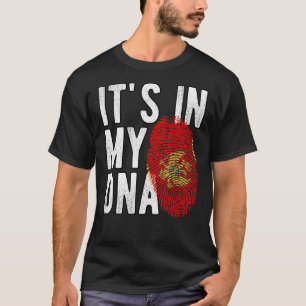 Camiseta Es curioso que esté en mi huella digital de ADN Mo