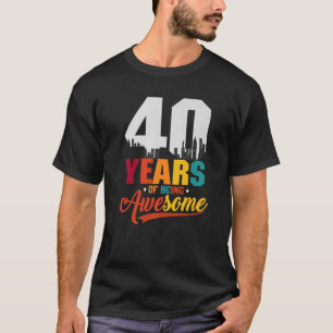 Camiseta Es Dauerte 40 Jahre 40 Regalo De Cumpleaños 19