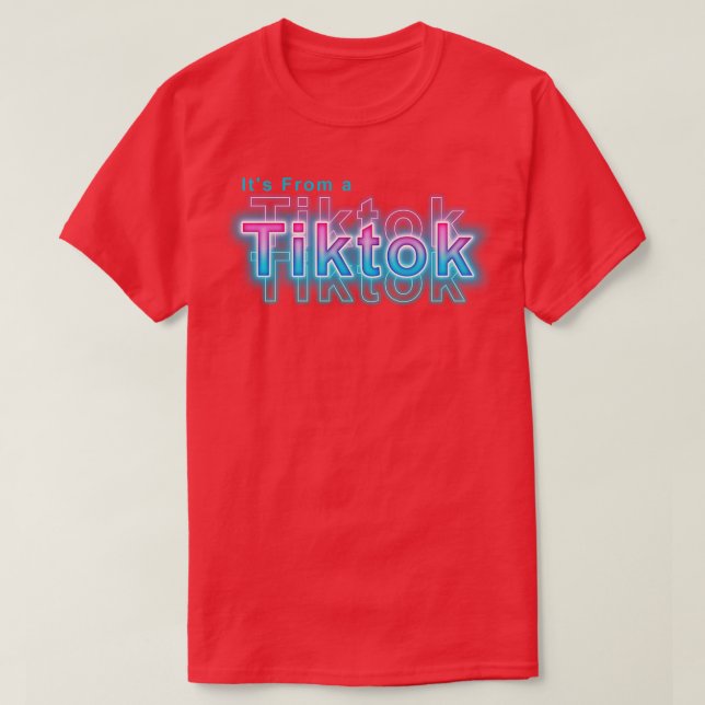 Camiseta Es de un Tiktok (Diseño del anverso)