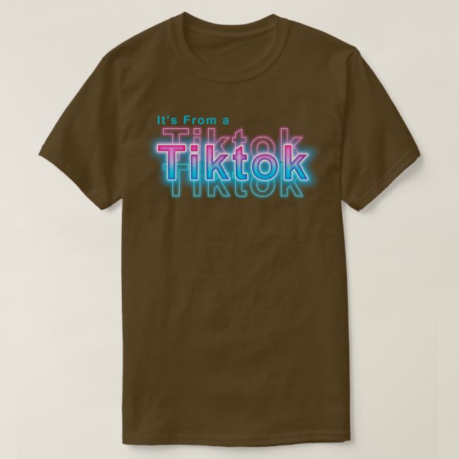 Camiseta Es de un Tiktok (Diseño del anverso)