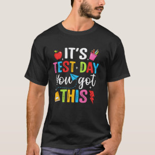 Camiseta Es Día de Prueba Tú Lo Logras Día de Prueba Profes