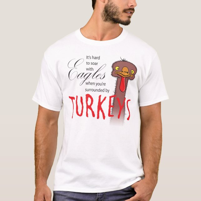 Camiseta Es Difícil Llorar Con Águilas Cuando... (Anverso)