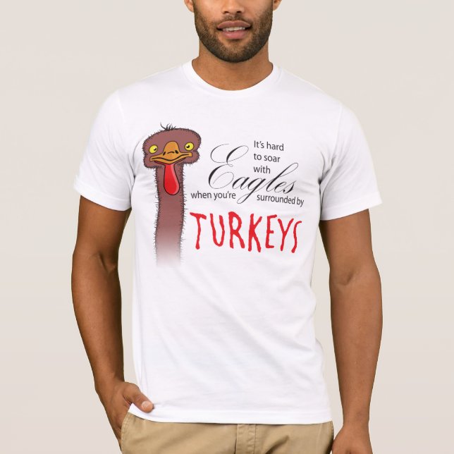 Camiseta Es Difícil Llorar Con Águilas Cuando... (Anverso)