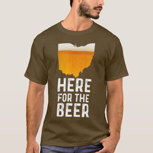 Camiseta Es Divertido Aquí Para La Cerveza De Beer Ohio Cra (Anverso)
