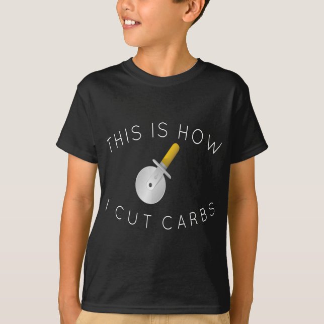Camiseta Es Divertido Cómo Corto El Ejercicio De Comida De  (Anverso)
