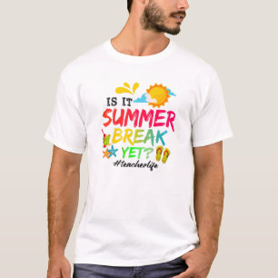 Camiseta Es Divertido El Verano Y La Vida Del Profesor El D