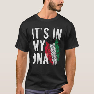 Camiseta Es divertido, está en mi ADN Huella dactilar de la