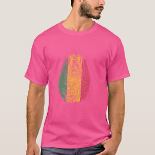 Camiseta Es divertido, está en mi ADN Huella dactilar de la