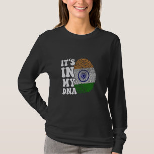 Camiseta Es divertido, está en mi ADN Huella dactilar de la