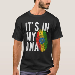 Camiseta Es divertido, está en mi ADN Huella dactilar de la