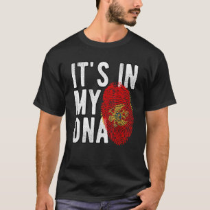 Camiseta Es divertido, está en mi ADN Huella dactilar de la