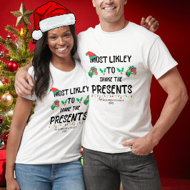 Camiseta Es Divertido Lo Más Probable De Sacudir La Navidad