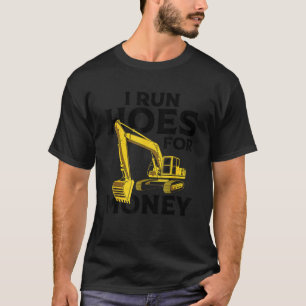 Camiseta Es Divertido Que Dirijo Hojas Para La Excavadora D
