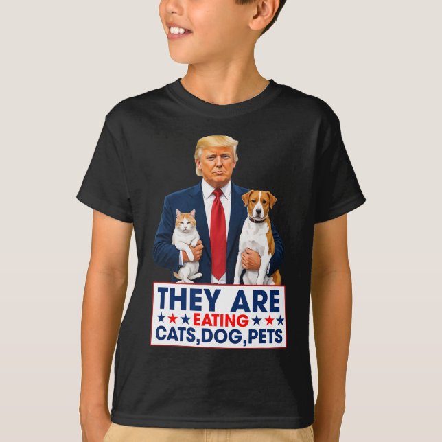 Camiseta Es Divertido Que Están Comiendo A Los Perros, Los  (Anverso)