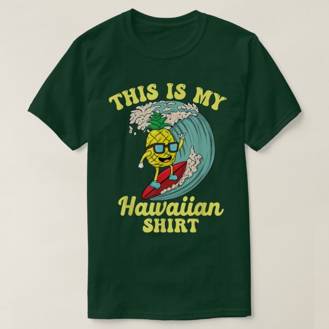 Camiseta Es Divertido Que Este Es Mi Verano De Diseño Tiki  (Diseño del anverso)