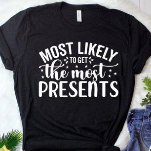 Camiseta Es Divertido Que La Mayoría De Los Navidades Prese