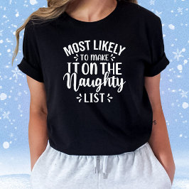 Camiseta Es Divertido Que Lo Más Probable Sea Hacer Navidad