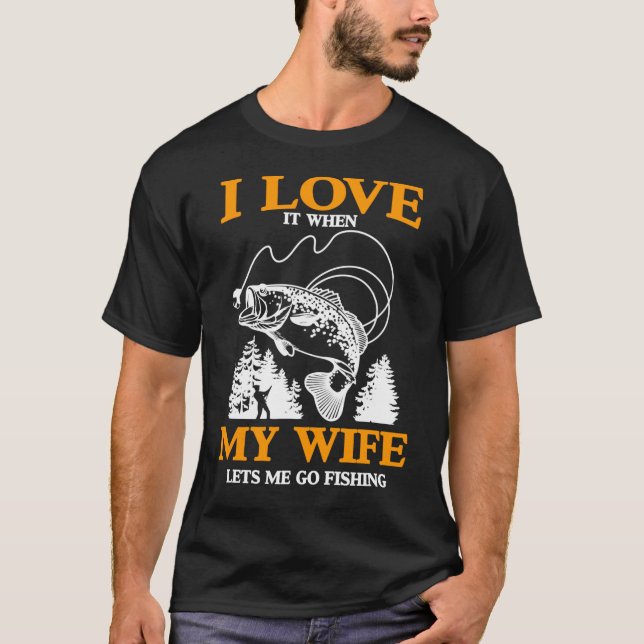 Camiseta Es Divertido Que Me Encanta Cuando Mi Esposa Me Pe (Anverso)