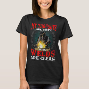Camiseta Es Divertido Que Mis Pensamientos Estén Sucios Per