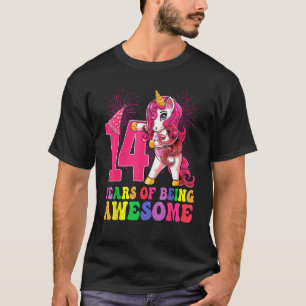 Camiseta Es divertido tener 14 años de Chicas de unicornio