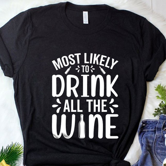 Camiseta Es Divertido Tomar A Todos Los Navidades De Vino (Subido por el creador)