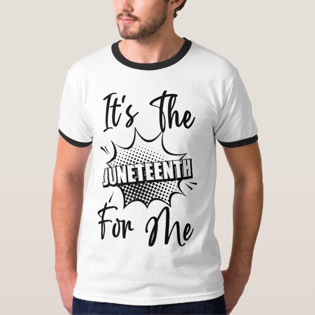 Camiseta Es El 10 De Junio Para Mí Melanin Black Sista Bruh (Anverso)