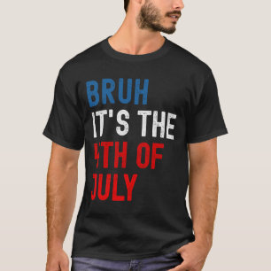 Camiseta Es el 4 de julio, la bandera de Estados Unidos Hom