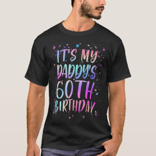 Camiseta Es el 60 cumpleaños de mi papá Colorido Feliz 60 a