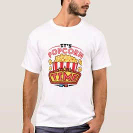 Camiseta Es el amante del cine Popcorn Time