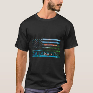 Camiseta Es el atardecer del lago en vacaciones de verano c