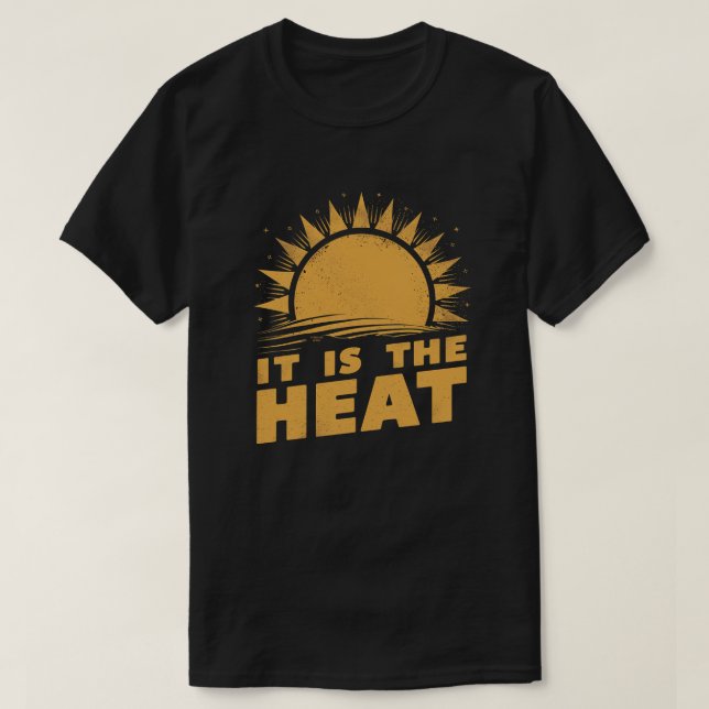 Camiseta Es el calor (Diseño del anverso)
