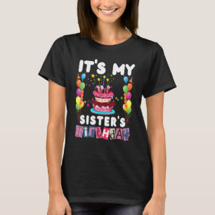 Camiseta Es el cumpleaños de mi hermana Ropa combinada para
