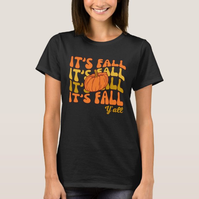 Camiseta Es el día de Acción de Gracias del otoño (Anverso)