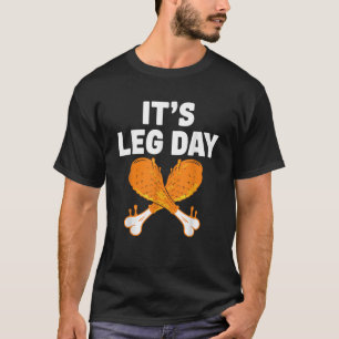 Camiseta Es el día de la pierna para Turquía el divertido d